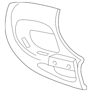 Finish Panel - Mazda (1FAA-58-521A)