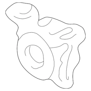 Adjust Screw Grommet - Mazda (HF05-51-0F2)