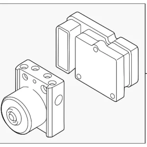 ABS Control Unit - Mazda (DRY1-43-7A0A)