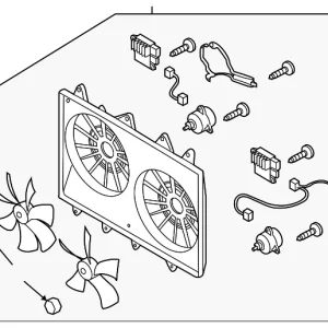 Fan Assembly - Mazda (CA27-15-025B)
