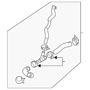 Inlet Hose - Mazda (L3CE-15-18Y)
