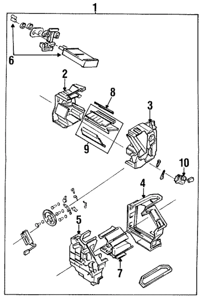 Actuator - Mazda (GA2A-61-A60)