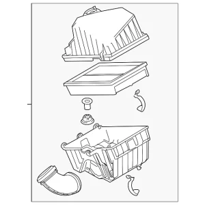 Air Cleaner Assembly - Mazda (L3CE-13-320)