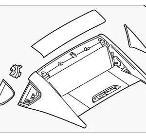 Rear Panel Assembly - Mazda (N291-R1-910F-PR)