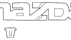 Nameplate - Mazda (BBY4-51-710)