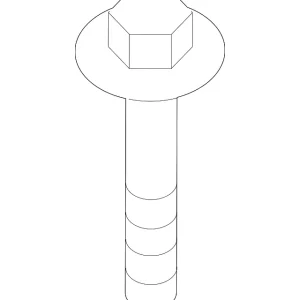 Front Mount Mount Bolt - Mazda (9YA0-2A-236)
