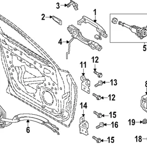 Door Check - Mazda (KMV6-58-270)