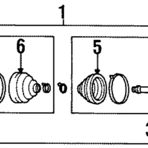 Axle Shaft Assembly - Mazda (MD07-25-600R-0A)