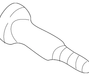 Belt Tensioner Pivot Bolt - Mazda (KL02-12-717)