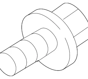 Oil Cooler Bolt - Mazda (9YA0-20-681A)