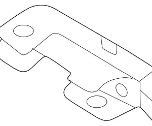 Lock Bracket Support Bracket - Mazda (VA40-52-12XB)