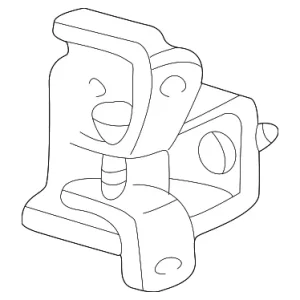 Lower Hinge - Mazda (ZZCA-58-240)