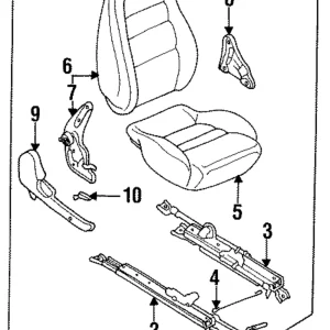 Recline Knob - Mazda (FD01-88-1H5-02)