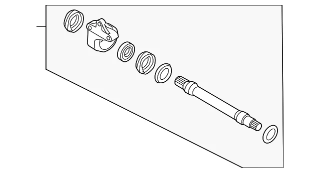 Intermediate Shaft - Mazda (FA65-25-700A)