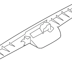 Upper Trim - Mazda (B32H-68-930C-02)