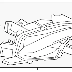 Backup Lamp Assembly - Mazda (NA1J-51-240E)