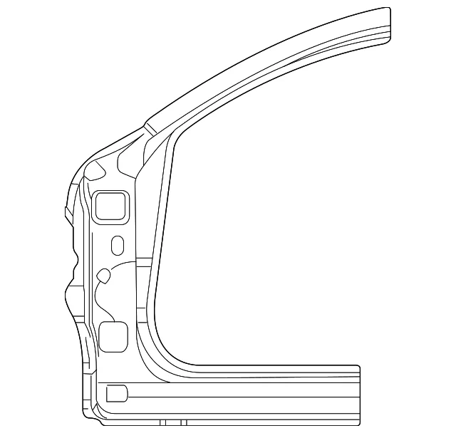 Hinge Pillar - Mazda (TKY8-70-220B)