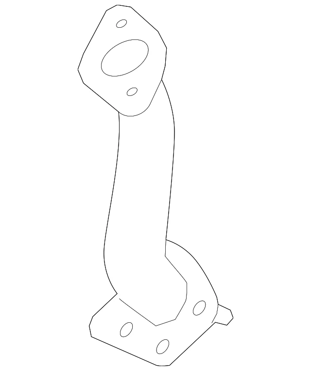 Exhaust Intermediate Pipe - Mazda (ZZD3-40-050)