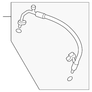 Discharge Hose - Mazda (GS3L-61-461B)