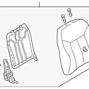 Seat Back Assembly - Mazda (BL8D-88-130-65)