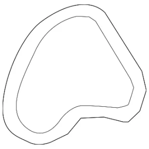 Water Valve Gasket - Mazda (PYFA-15-169A)
