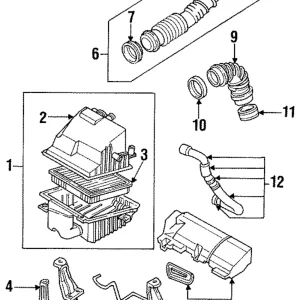 Air Hose - Mazda (N3A1-13-220)