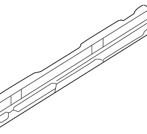 Floor Rail - Mazda (N053-53-660A)