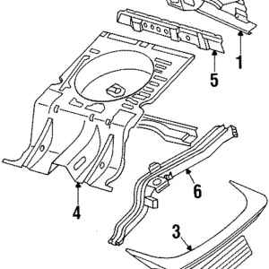 Rear Body Panel - Mazda (FA54-70-750)