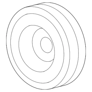 Crankshaft Pulley - Mazda (CA02-11-400)