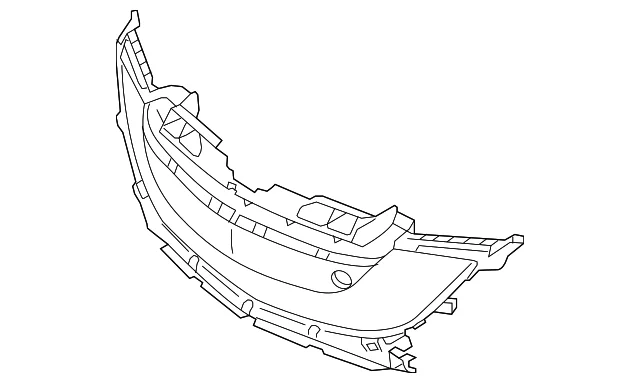 Lower Grille - Mazda (BBM4-50-1T1H)