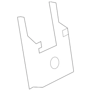 Upper Center Pillar Trim Bracket - Mazda (KD45-68-403)