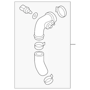 Upper Pipe - Mazda (BP8J-13-330C)