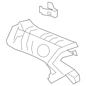 Quarter Pillar Trim - Mazda (EG22-68-290F-75)
