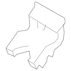 Outlet Duct - Mazda (TD11-61-A07)
