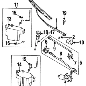 Wiper Arm - Mazda (HG30-67-321)