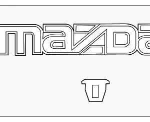 Nameplate - Mazda (D652-51-710)