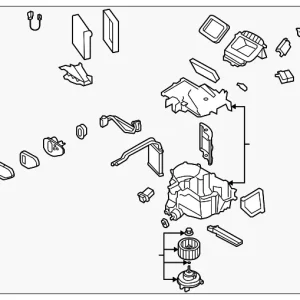 Evaporator Assembly - Mazda (NE51-61-130G)