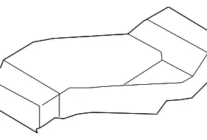 Rear Duct - Mazda (TD11-61-359)