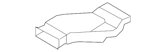Rear Duct - Mazda (TD11-61-359)
