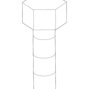 Center Seat Belt Upper Bolt - Mazda (BCR5-88-651)