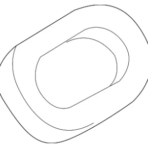 High Mount Lamp Gasket - Mazda (BBN5-51-965)