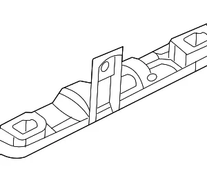 Mount Bracket - Mazda (VA41-50-854)