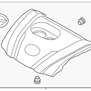 Engine Cover - Mazda (PE07-10-2F0B)