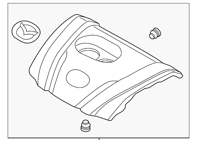 Engine Cover - Mazda (PE07-10-2F0B)