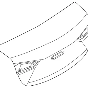 Trunk Lid - Mazda (BHY0-52-61XC)