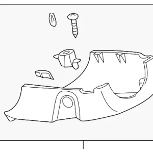 Lower Column Cover - Mazda (GK2A-60-230A-02)