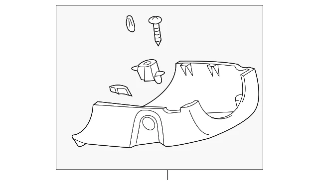 Lower Column Cover - Mazda (GK2A-60-230A-02)