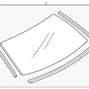 Lift Gate Glass - Mazda (GM9A-63-931B)
