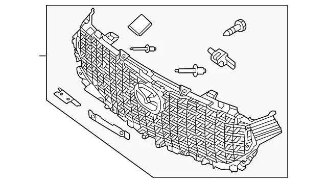 Grille Assembly - Mazda (VA50-50-710B)