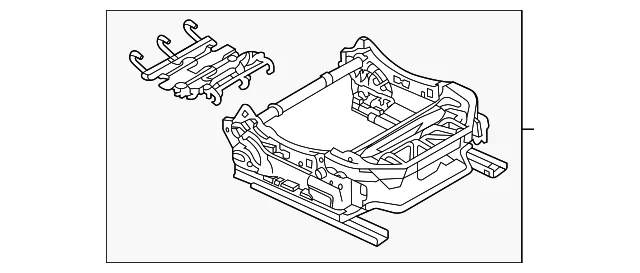 Seat Frame - Mazda (DGH9-88-A00)